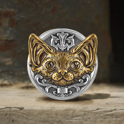 Cat Head Stainless Steel Ear Gauges