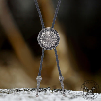 Celtic Pattern Cowboy Alloy Bolo Tie