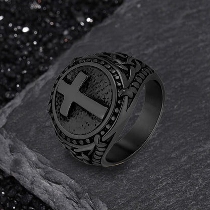 Cross Knot Stainless Steel Ring