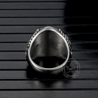 Cross Knot Stainless Steel Ring