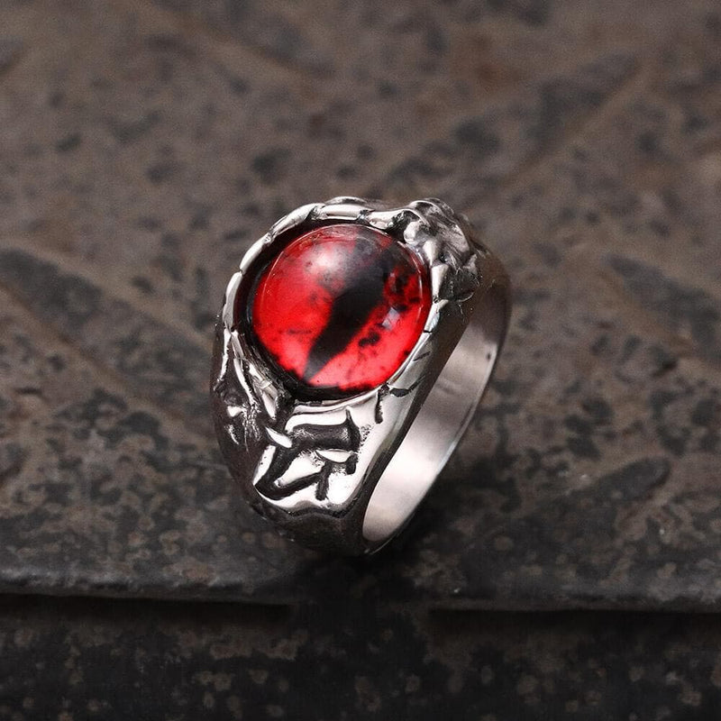 Dragon Eye Stainless Steel Ring