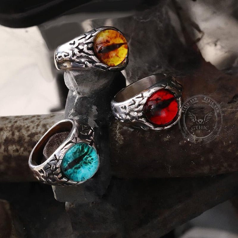 Dragon Eye Stainless Steel Ring