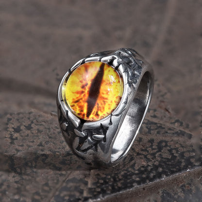 Dragon Eye Stainless Steel Ring