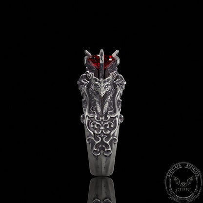 Dragon Zircon Sterling Silver Ring