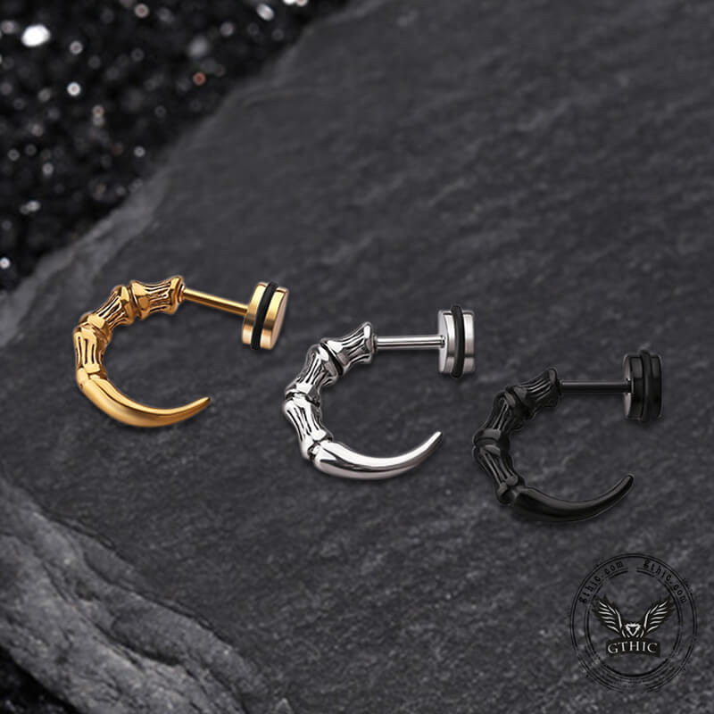 Eagle Claw Stainless Steel Earrings