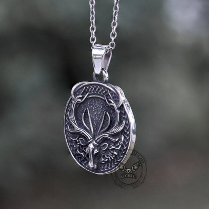 Elk Stainless Steel Pendant