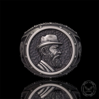 Explorer Elephant Sterling Silver Ring