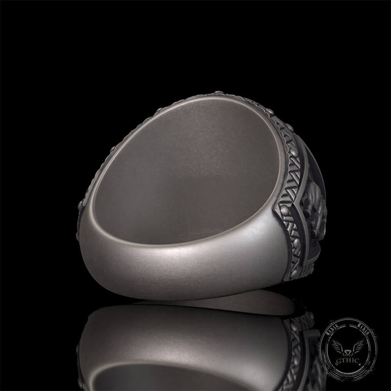 Explorer Elephant Sterling Silver Ring