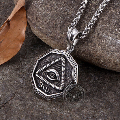 Eye of Providence Stainless Steel Pendant