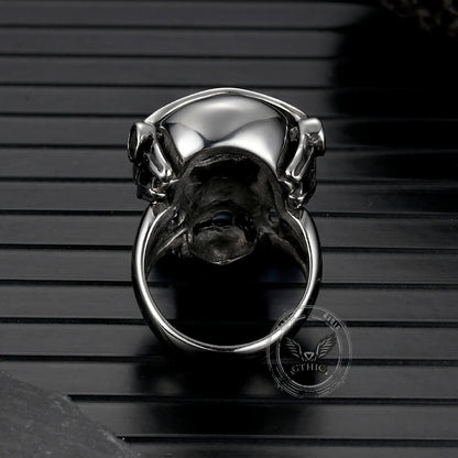 Goggles Skull Stainless Steel Ring