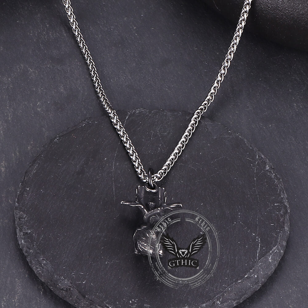 Heart Shape Stainless Steel Pendant