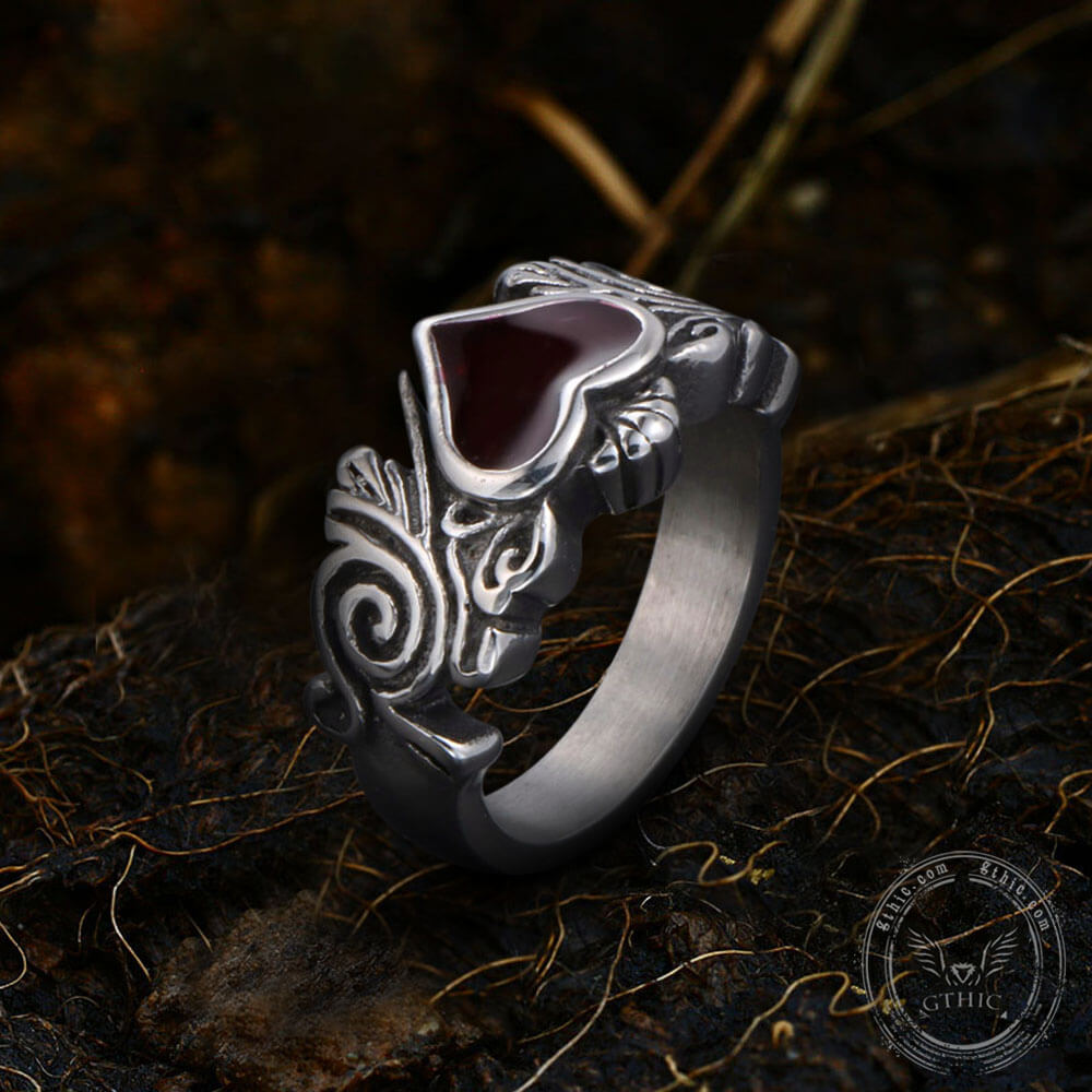 Heart Stainless Steel Ring