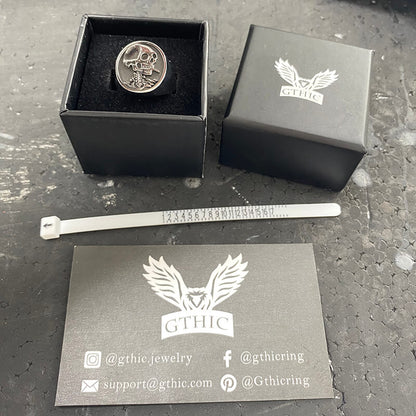 Hobo Skeleton Stainless Steel Ring