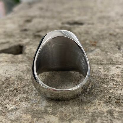 Hobo Skeleton Stainless Steel Ring