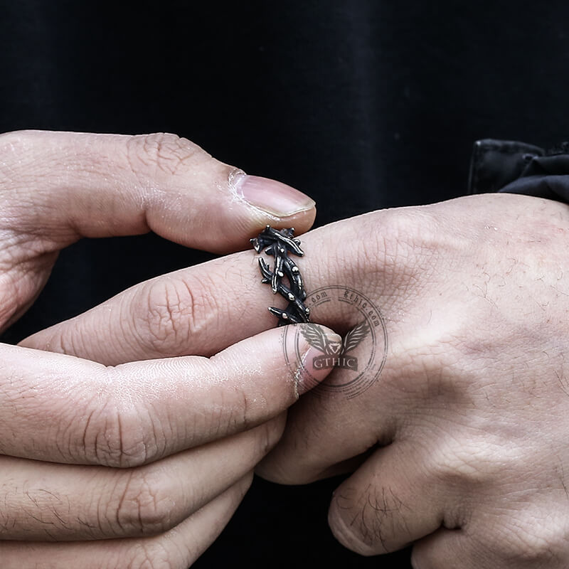 Jesus Crown of Thorns Stainless Steel Ring