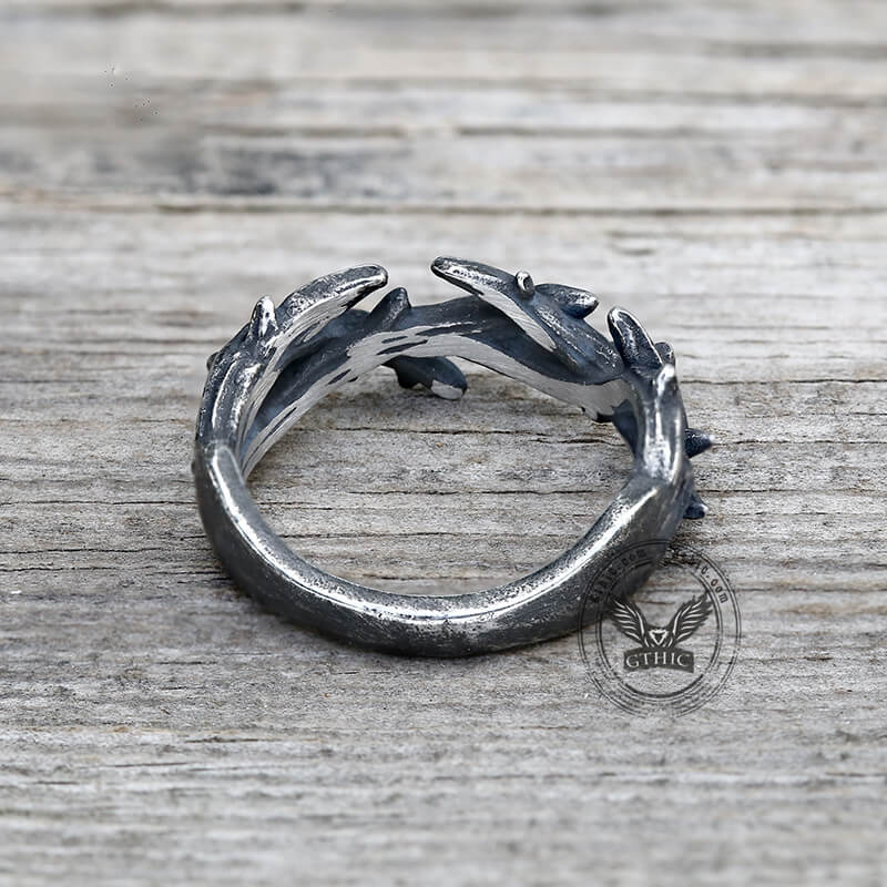 Jesus Crown of Thorns Stainless Steel Ring