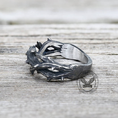 Jesus Crown of Thorns Stainless Steel Ring