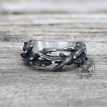 Jesus Crown of Thorns Stainless Steel Ring