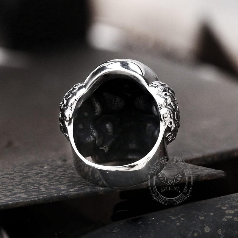 Joker Clown Stainless Steel Skull Ring
