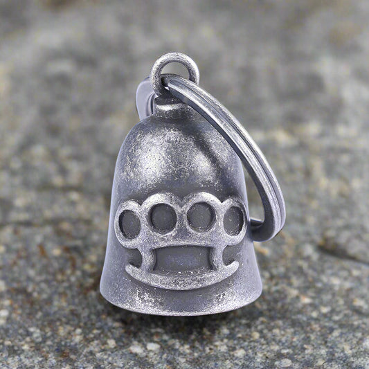 Knuckle Shape Guardian Bell Stainless Steel Keychain