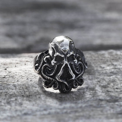 Kraken Octopus Stainless Steel Ring