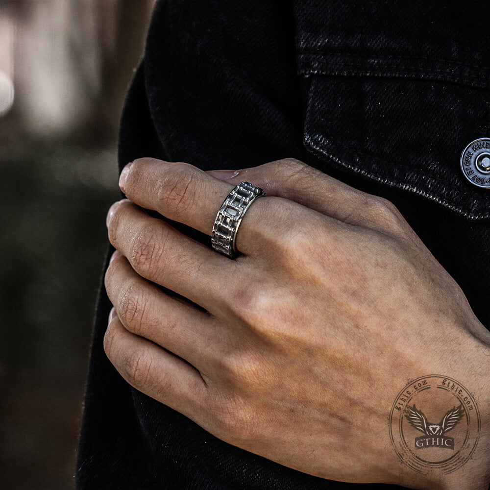 Motorcycle Chain Stainless Steel Spinner Ring