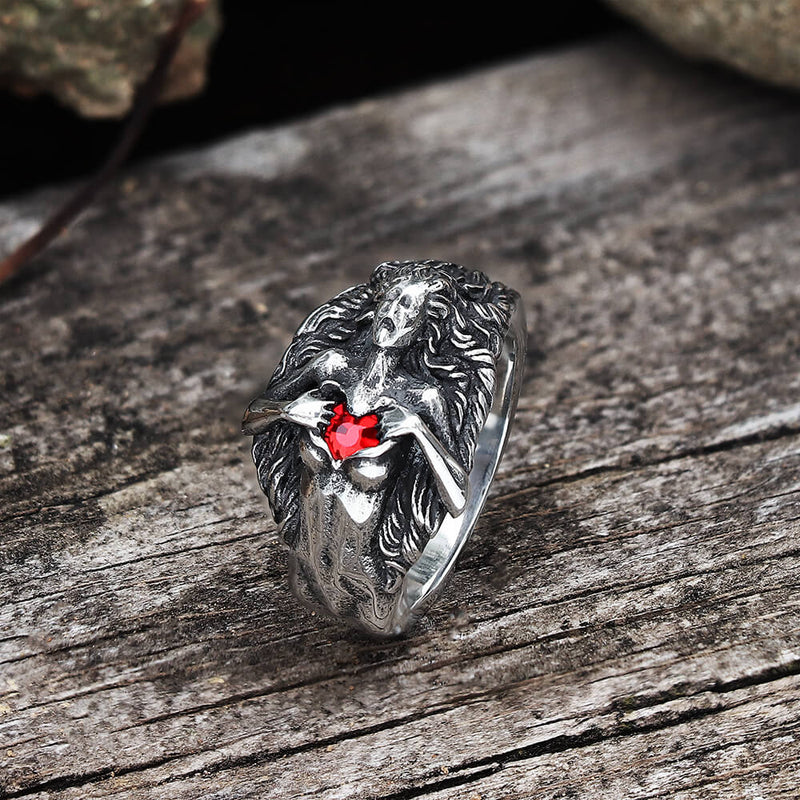 Open Your Heart Stainless Steel Ring