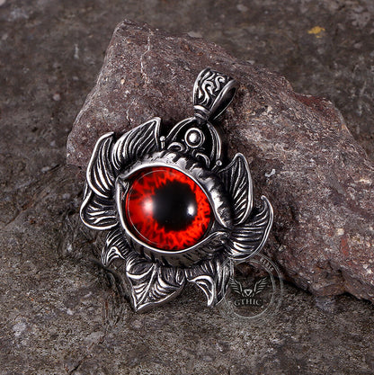 Pattern Devil Eye Stainless Steel Pendant