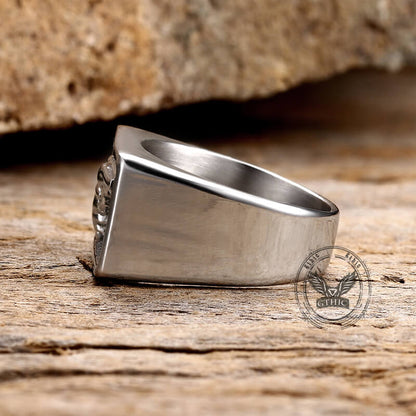 Pistol Gun Stainless Steel Ring