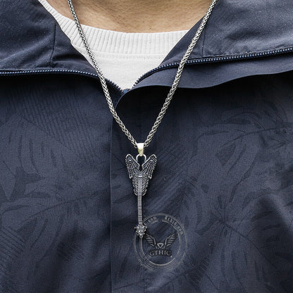 Rock Guitar Stainless Steel Pendant