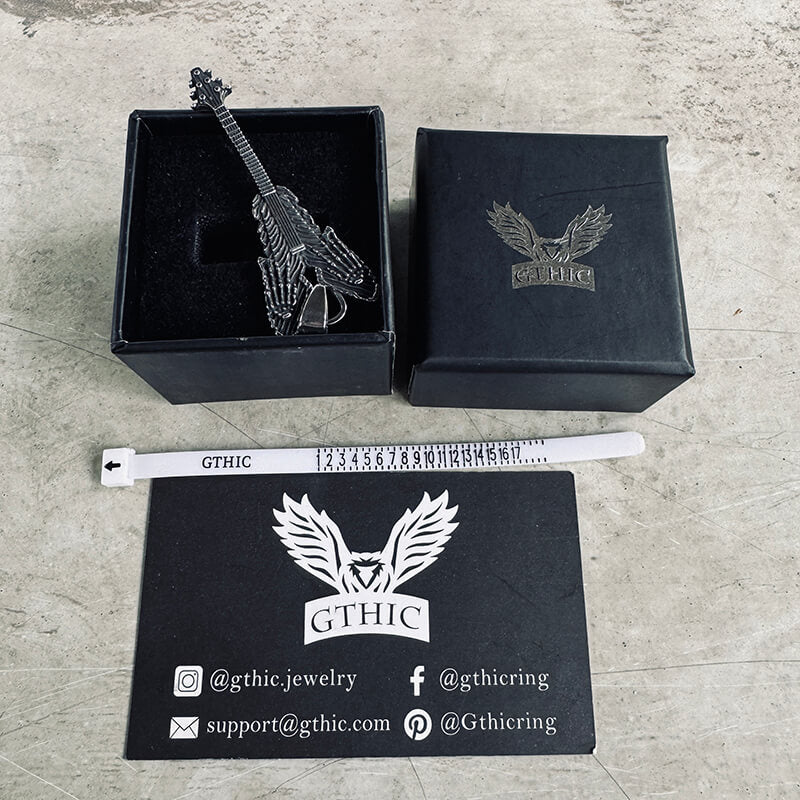 Rock Guitar Stainless Steel Pendant