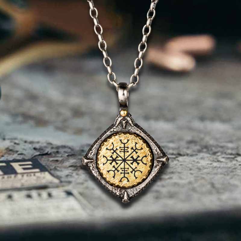 Rune Totem Sterling Silver Viking Pendant