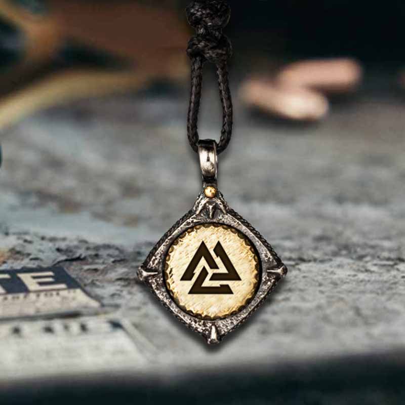 Rune Totem Sterling Silver Viking Pendant