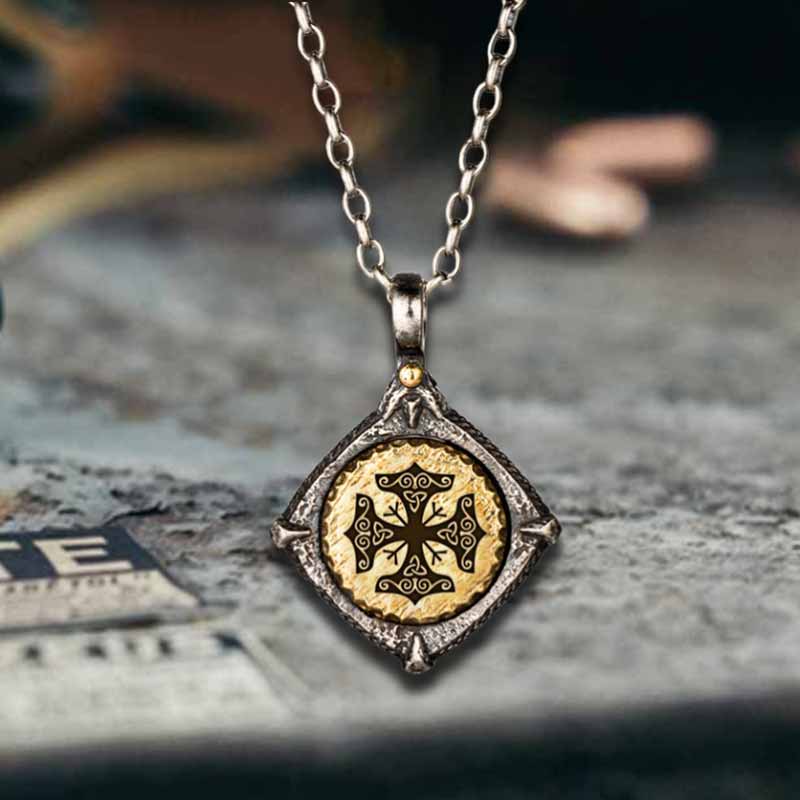 Rune Totem Sterling Silver Viking Pendant
