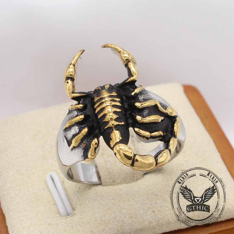 Scorpion Stainless Steel Animal Ring