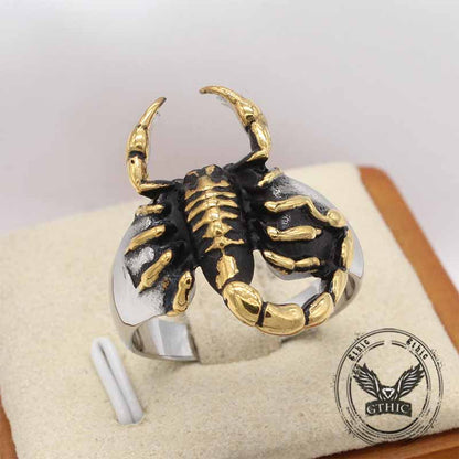 Scorpion Stainless Steel Animal Ring