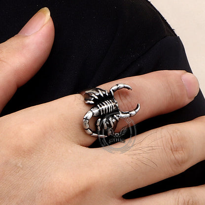 Scorpion Stainless Steel Animal Ring