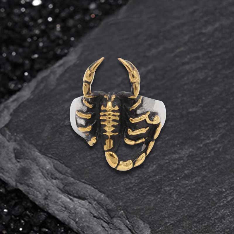 Scorpion Stainless Steel Animal Ring
