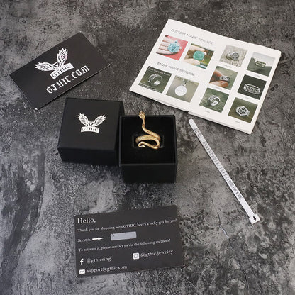 Snake Stainless Steel Ring