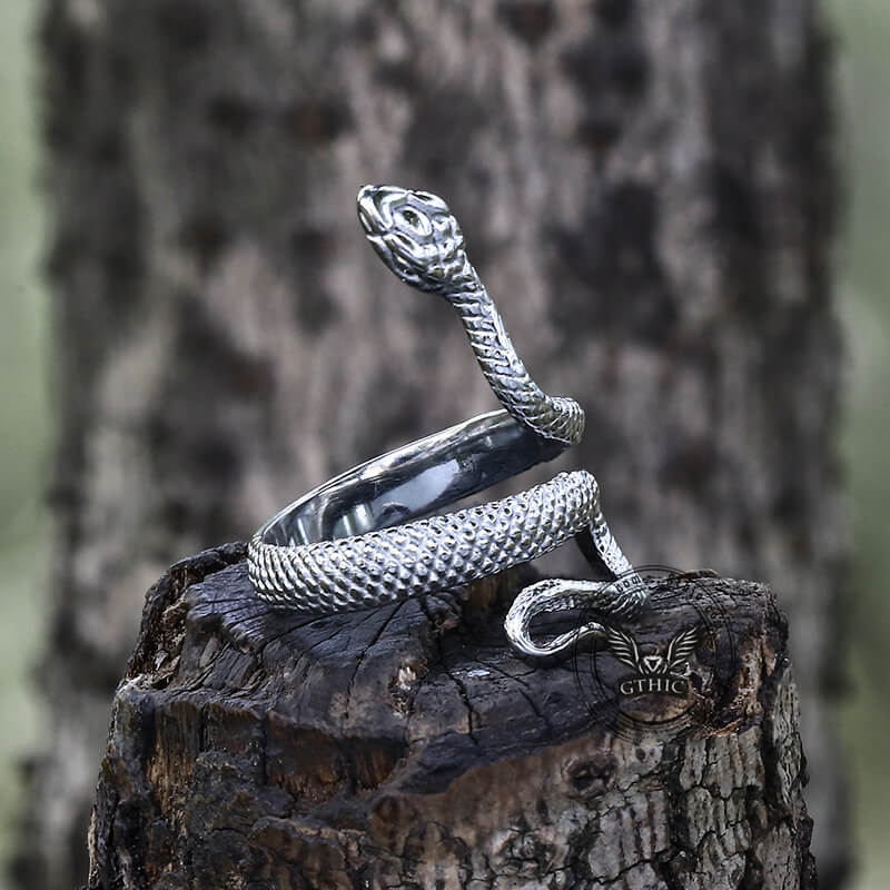 Snake Stainless Steel Ring