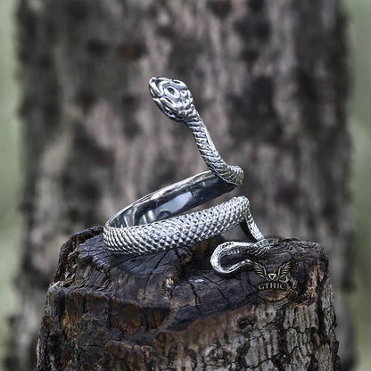 Snake Stainless Steel Ring