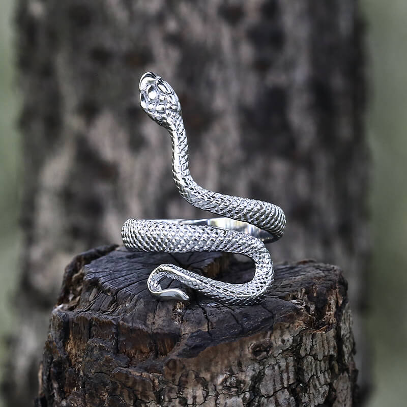 Snake Stainless Steel Ring