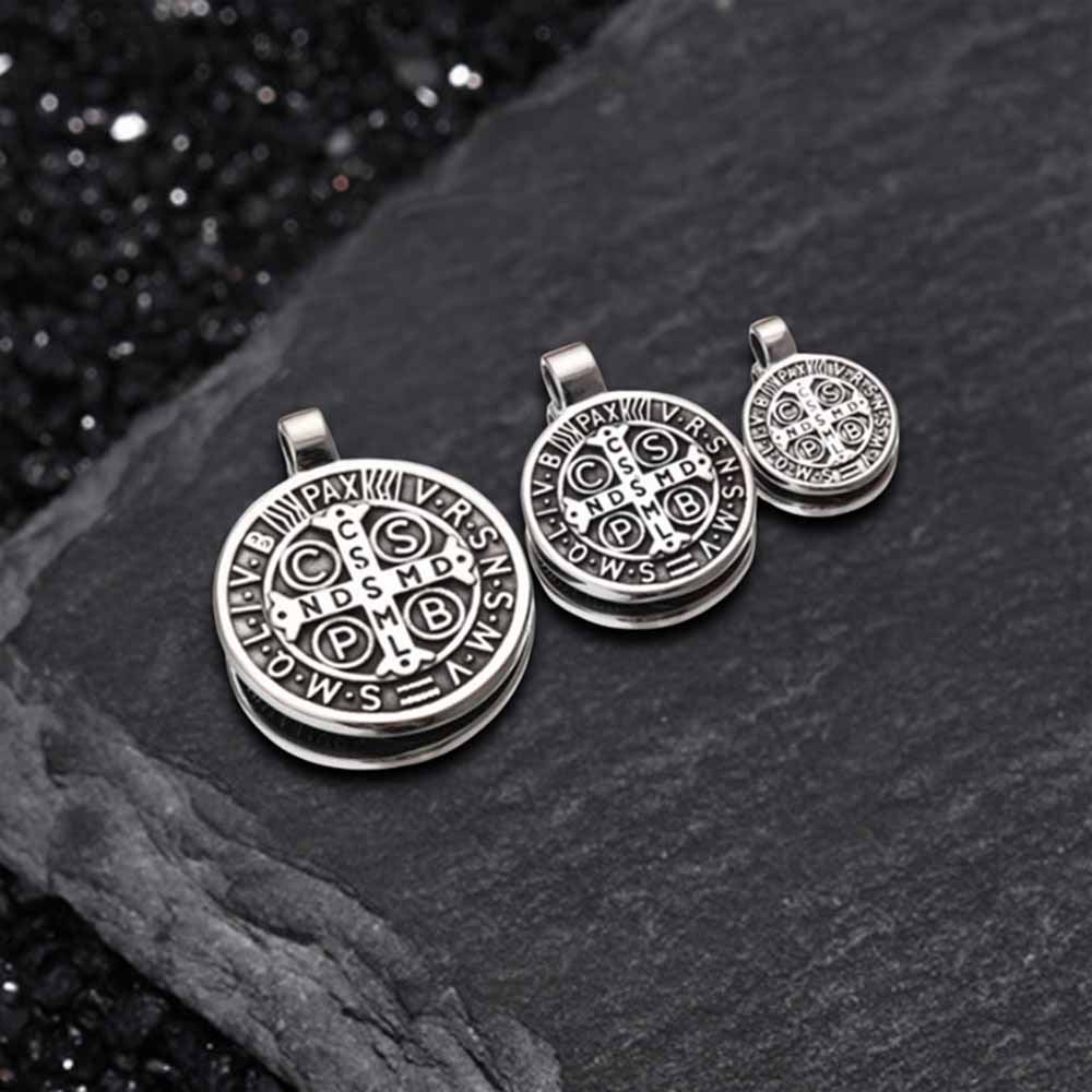 St. Benedict Medal Stainless Steel Pendant