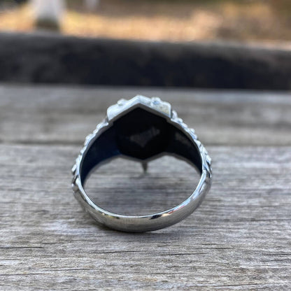 Sword Stainless Steel Skull Ring