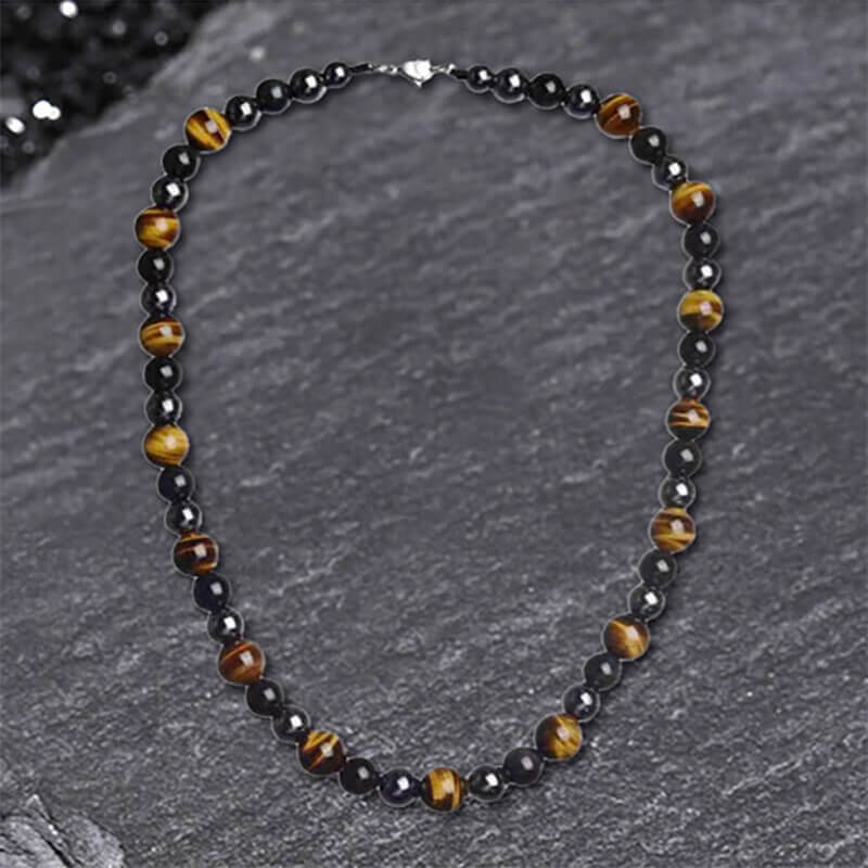 Tiger Eye Stone ’s Bead Necklace