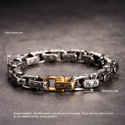 Viking Dawnbreak Rune Stainless Steel Bracelet