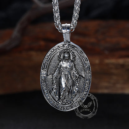 Virgin Mary Stainless Steel Religion Pendant