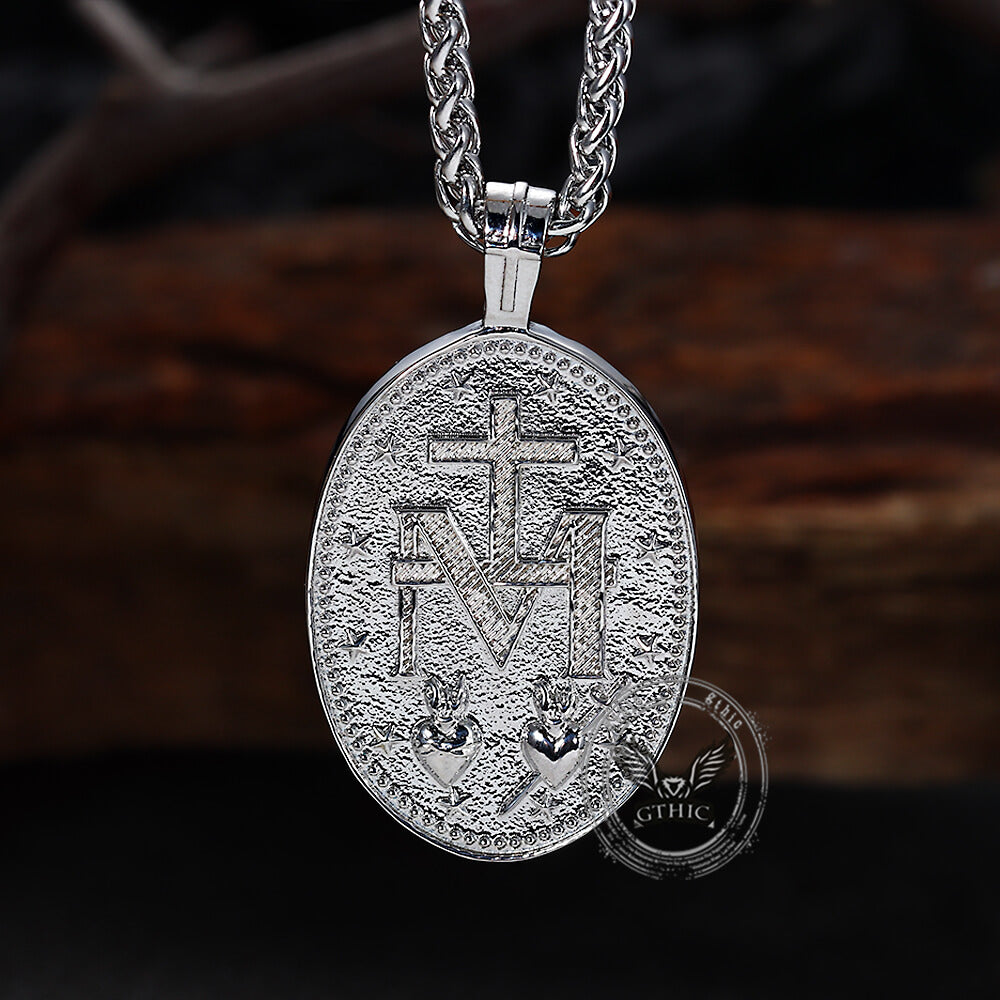 Virgin Mary Stainless Steel Religion Pendant