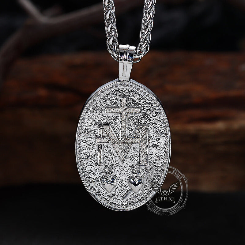 Virgin Mary Stainless Steel Religion Pendant