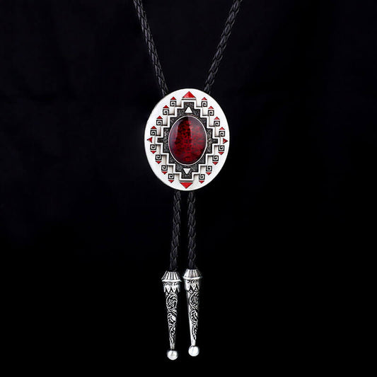 Western Totem Bolo Tie